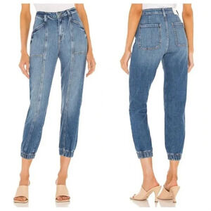 Jonathan Simkhai Wiley Medium Wash Jogger Denim Jeans Size 25